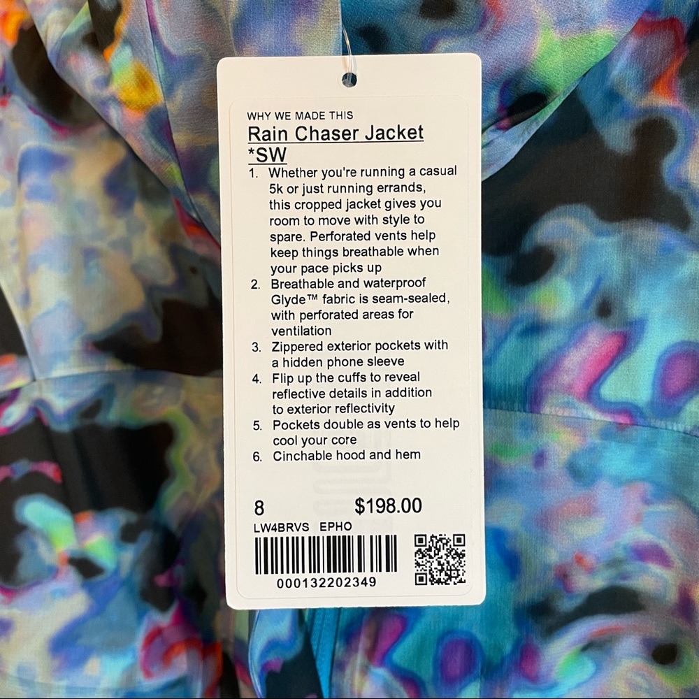 Lululemon Rain Chaser Jacket Seawheeze 2021 - Picture 9 of 10
